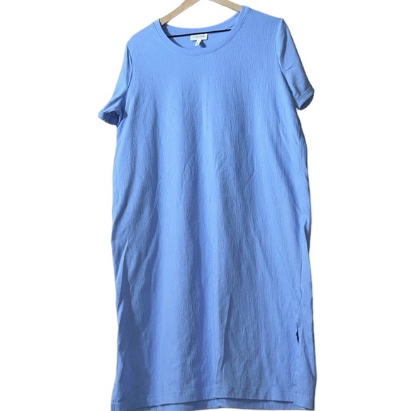 Jessica Simpson Dresses & Skirts - Jessica Simpson Blue T-Shirt Dress, Size XL